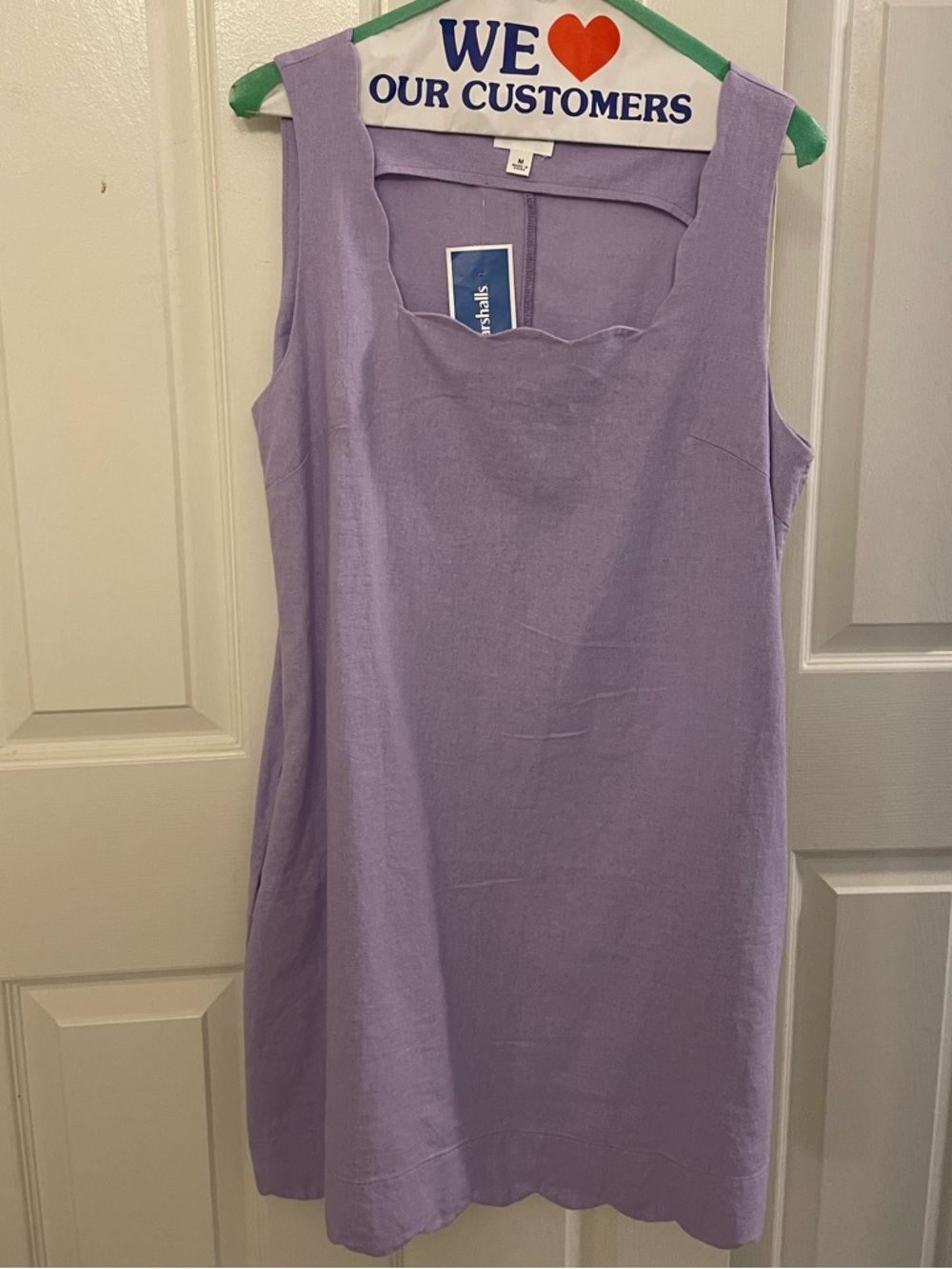 ForCynthia lilac linen mini dress NWT , size M
